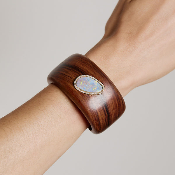Octavia Elizabeth Wood Opal Tribute Cuff