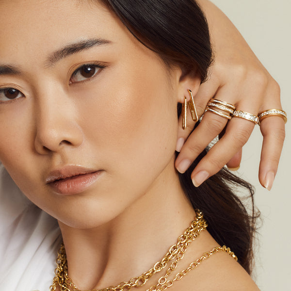 Octavia Elizabeth Princess Cut DiamondIvy Eternity Band