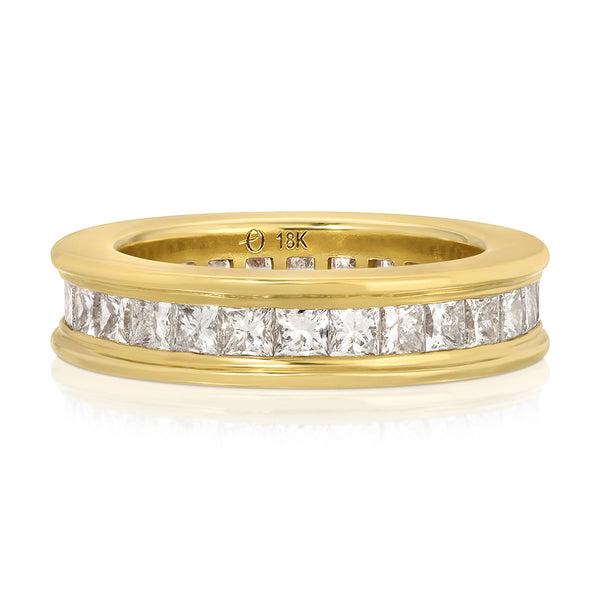 octavia elizabeth Princess Cut DiamondIvy Eternity Band