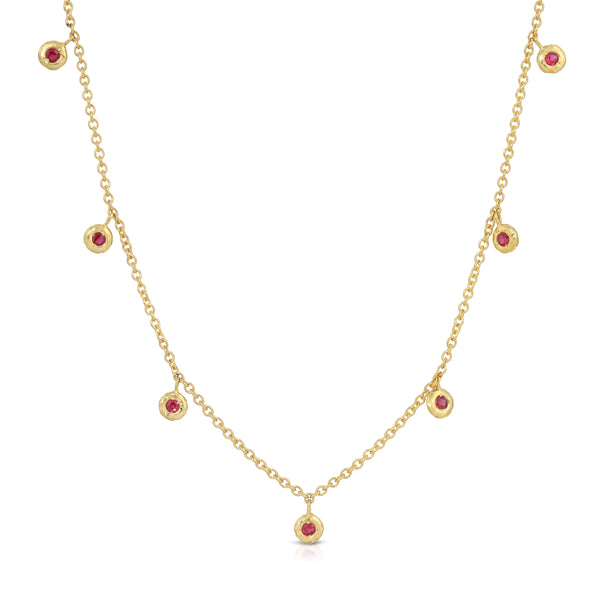 octavia elizabeth Ruby Nesting Gem Eternity Necklace