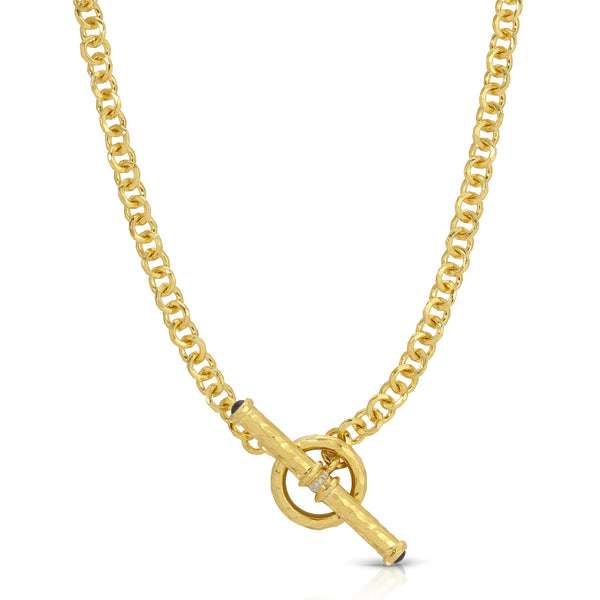 octavia elizabeth The Lower Coast Chain with Sapphire Tribute Toggle