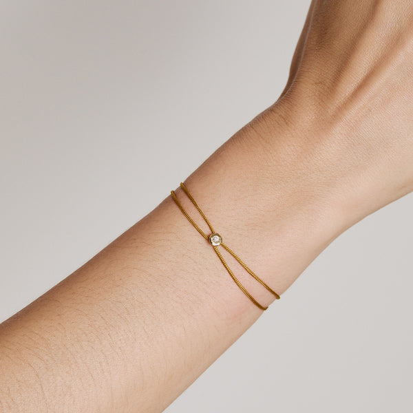 Octavia Elizabeth Turmeric Parachute Nesting Gem Bracelet