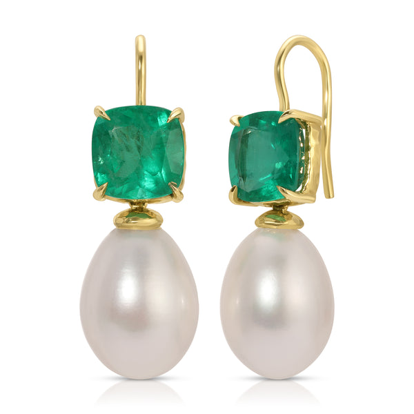 octavia elizabeth Vine and Freshwater Pearl Earrings