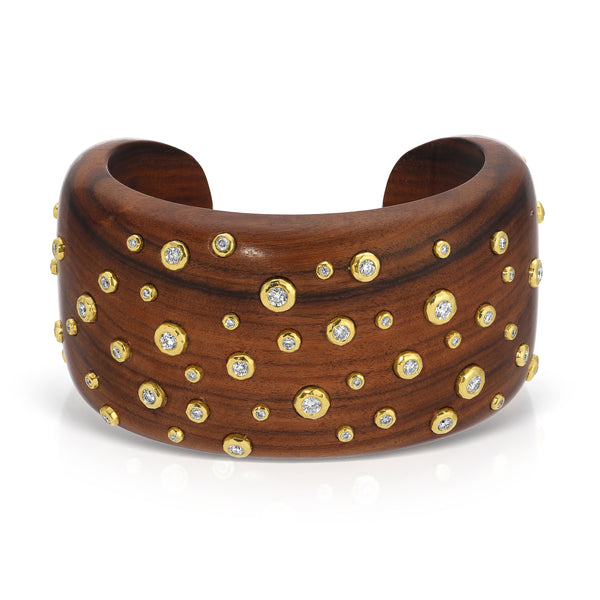 octavia elizabeth Wood Nesting Gems Tribute Cuff - Size L