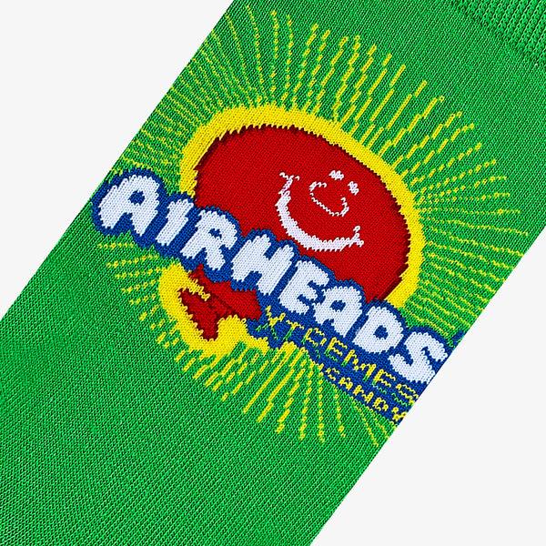 Odd Sox Airheads Xtreme Rainbow Green Women's Crew Socks
