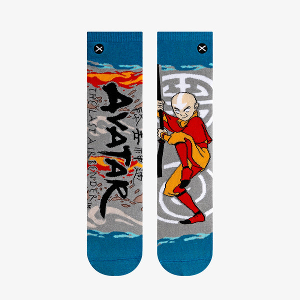 Odd Sox Avatar The Last Airbender Big Kids Crew Socks
