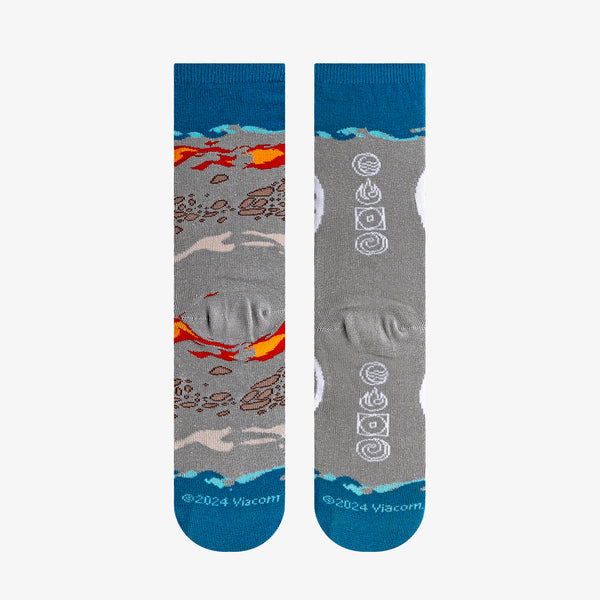 Odd Sox Avatar The Last Airbender Big Kids Crew Socks