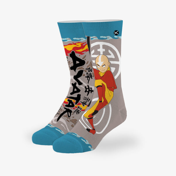odd sox Avatar The Last Airbender Big Kids Crew Socks