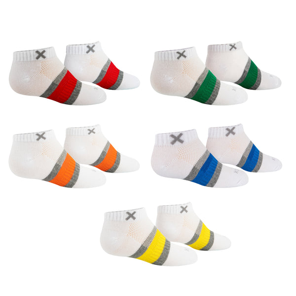 Odd Sox Basix Everyday Little Kids Ankle Socks (5 Pack)