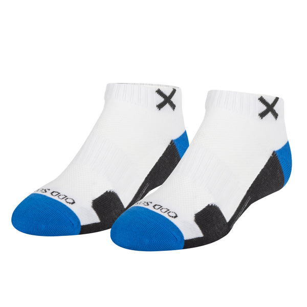 odd sox Basix Women Ankle 3 Block Staple Royal White Black