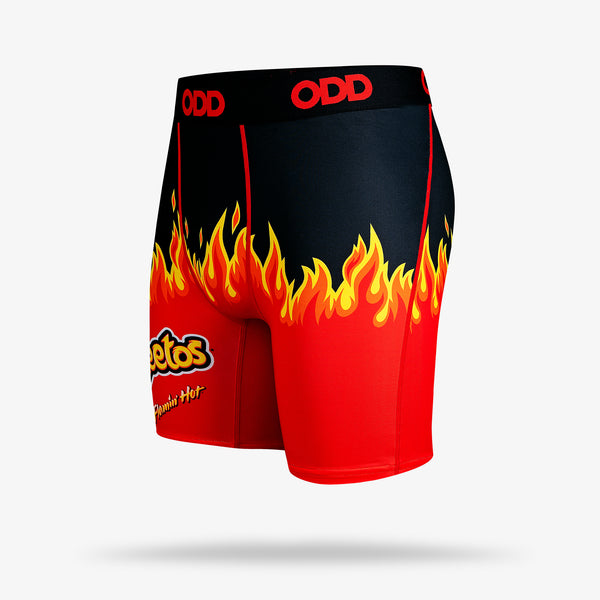 Odd Sox Cheetos Flamin' Hot Fire Red Men's Boxer Briefs
