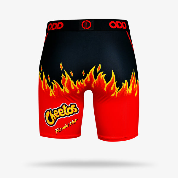 Odd Sox Cheetos Flamin' Hot Fire Red Men's Boxer Briefs