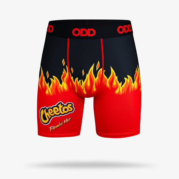 odd sox Cheetos Flamin' Hot Fire Red Men's Boxer Briefs