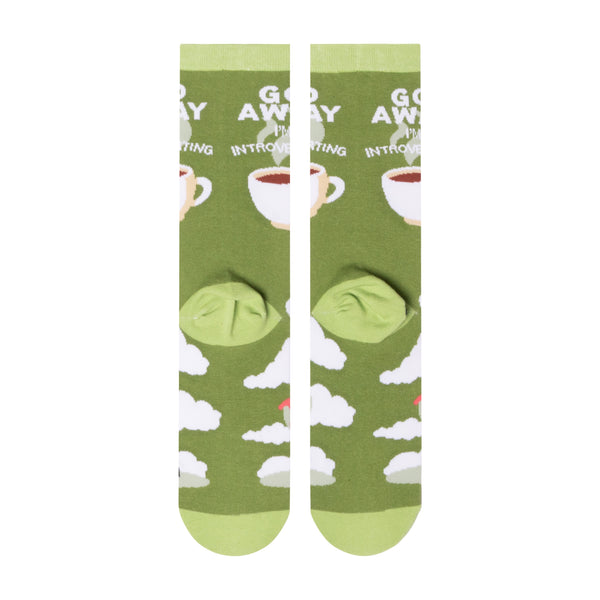 Odd Sox Go Away I'm Introverting Women's Crew Socks