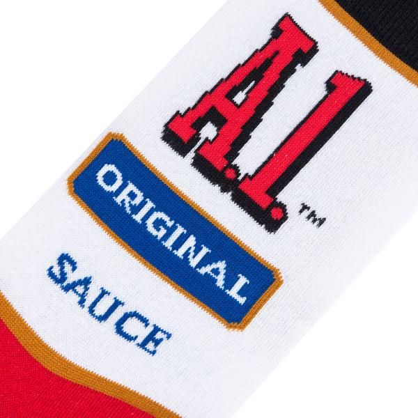 Odd Sox A.1. Steak Sauce Men's Crew Socks