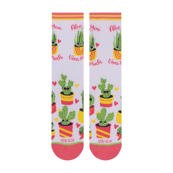 Odd Sox Aloe You Very Much Women's Crew Socks