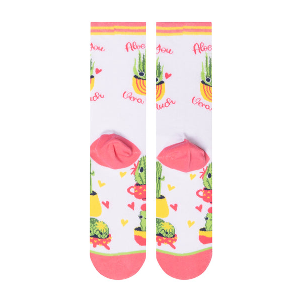 Odd Sox Aloe You Very Much Women's Crew Socks