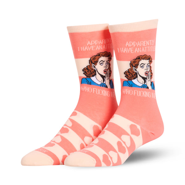 odd sox Attitude Women's Crew Socks