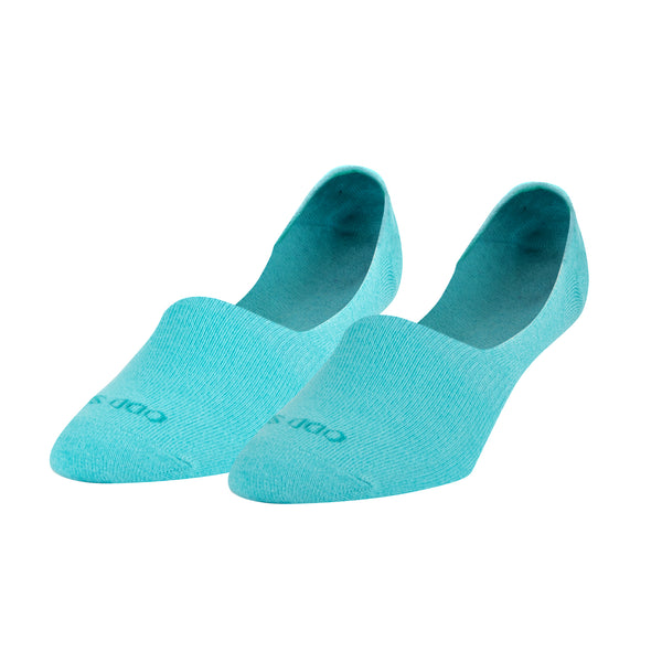 odd sox Basix Men No Show Solid Mint Heather