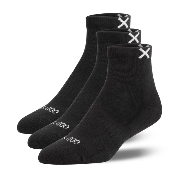 Odd Sox BASIX Quarter Socks – 3-Pack