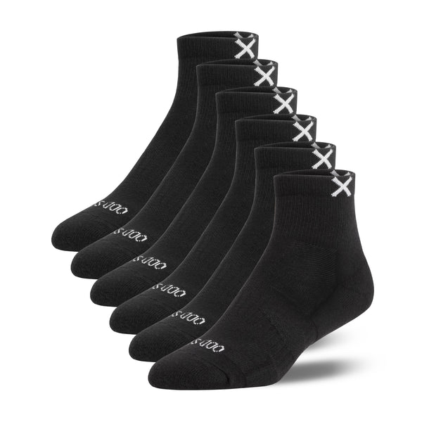Odd Sox BASIX Quarter Socks – 6-Pack