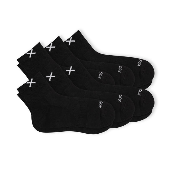 Odd Sox BASIX Quarter Socks – 6-Pack
