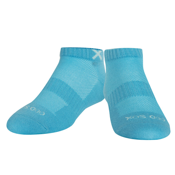 Odd Sox Basix Women Ankle Solid Sky Heather