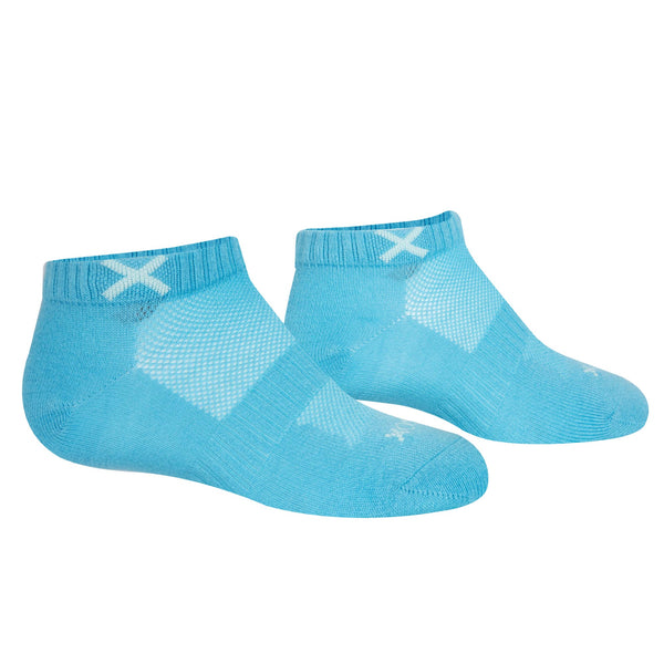 Odd Sox Basix Women Ankle Solid Sky Heather