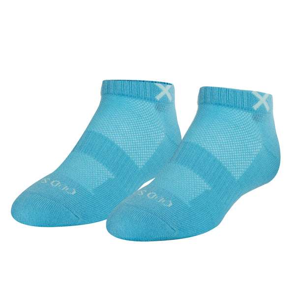 odd sox Basix Women Ankle Solid Sky Heather