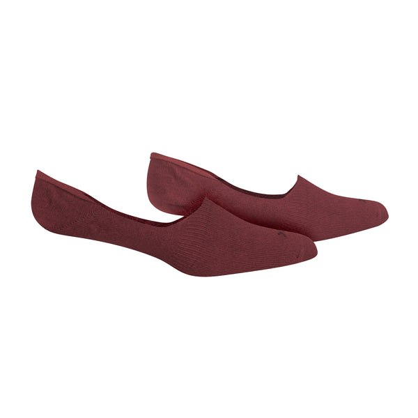 Odd Sox Basix Women No Show Solid Mauve Heather