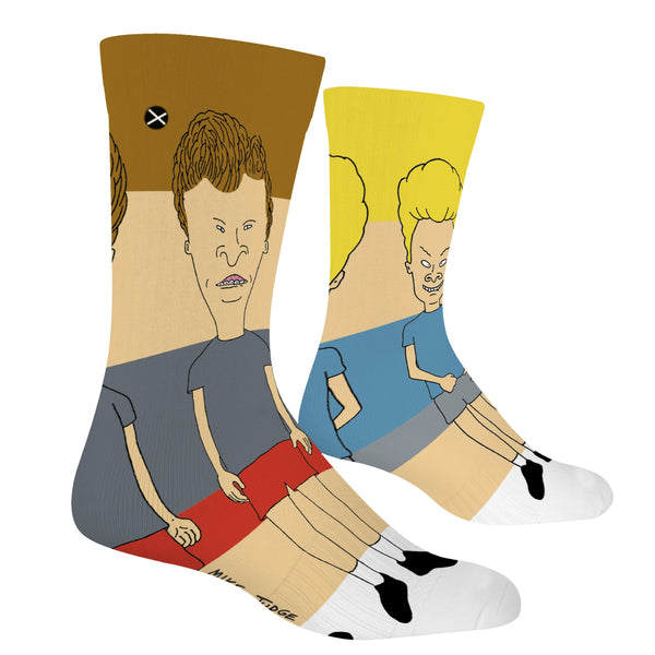 Odd Sox Beavis And Butt-Head 360 Men's Crew Socks