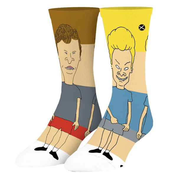 odd sox Beavis and Butt-Head 360 Men's Crew Socks