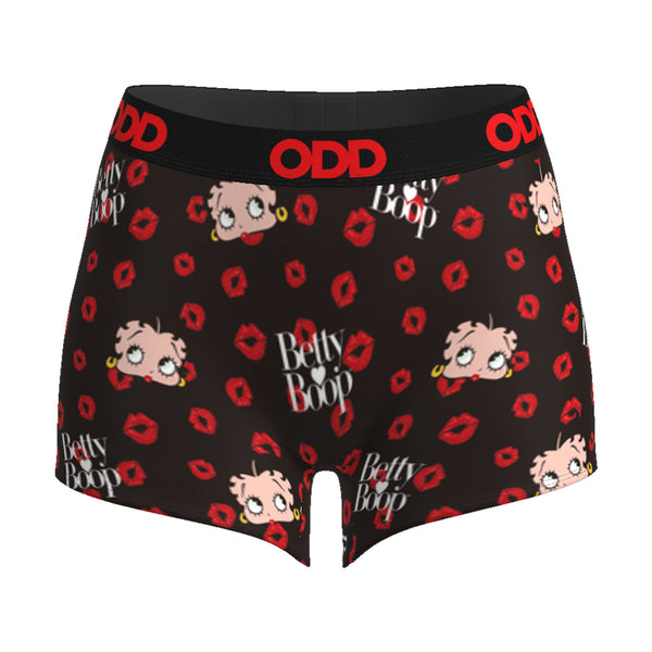 Odd Sox Betty Boop Kisses Women's Boy Shorts