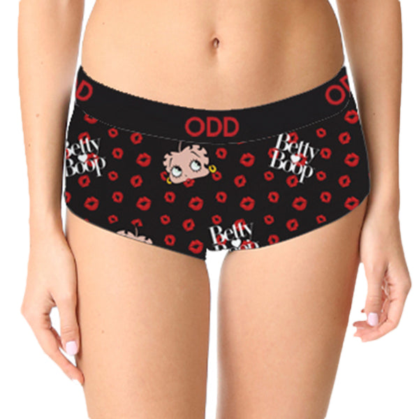 Odd Sox Betty Boop Kisses Women's Boy Shorts