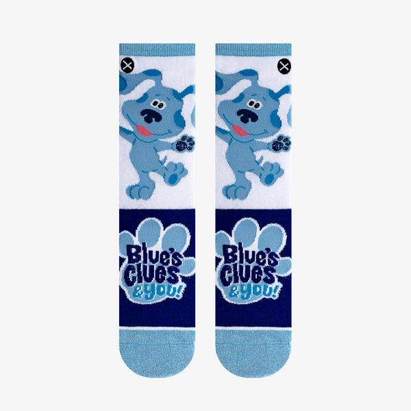 Odd Sox Blue's Clues Paws Big Kids Crew Socks