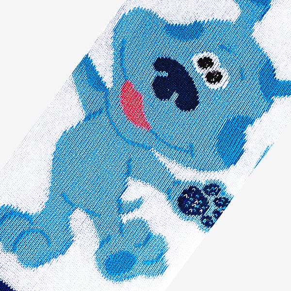 Odd Sox Blue's Clues Paws Big Kids Crew Socks