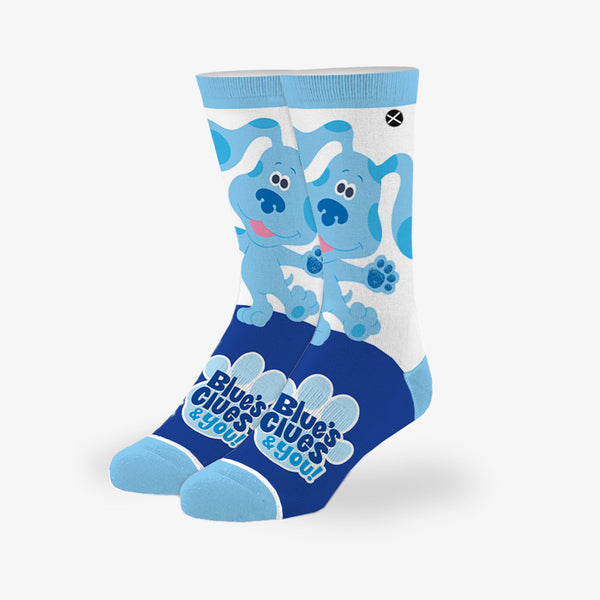 odd sox Blue's Clues Paws Big Kids Crew Socks