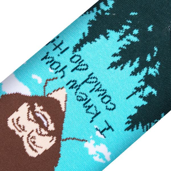 Odd Sox Bob Ross You Can Do It Men's Crew Socks