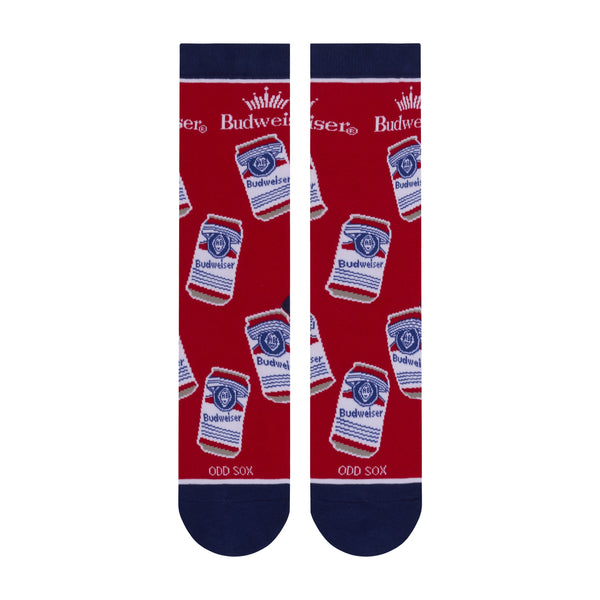 Odd Sox Budweiser Cans Crew Socks