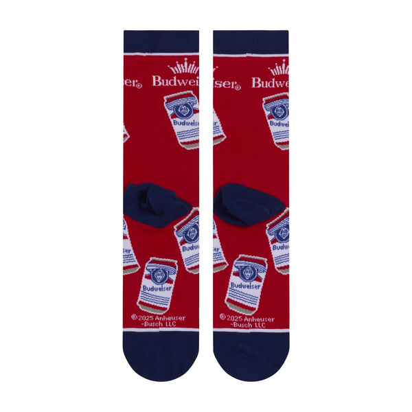 Odd Sox Budweiser Cans Crew Socks