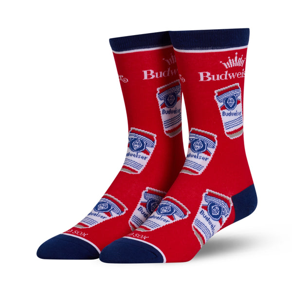 odd sox Budweiser Cans Crew Socks