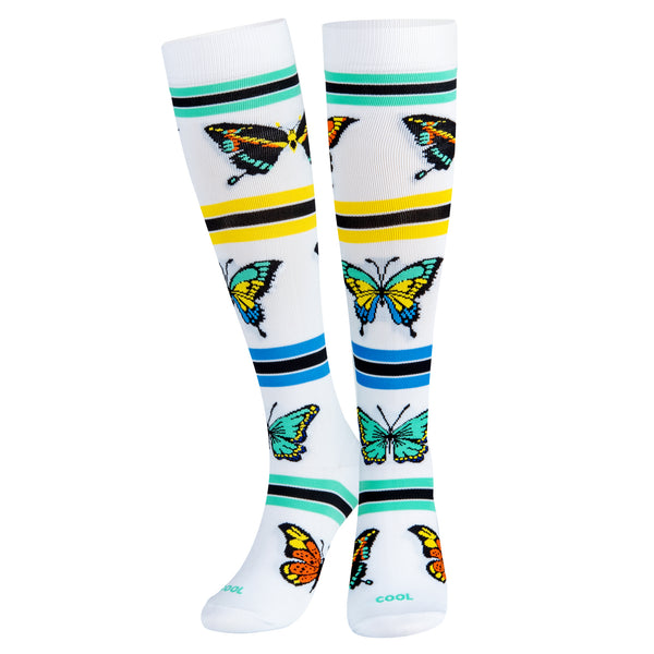 Odd Sox Butterflies Compression Socks