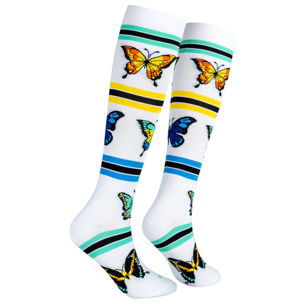 Odd Sox Butterflies Compression Socks