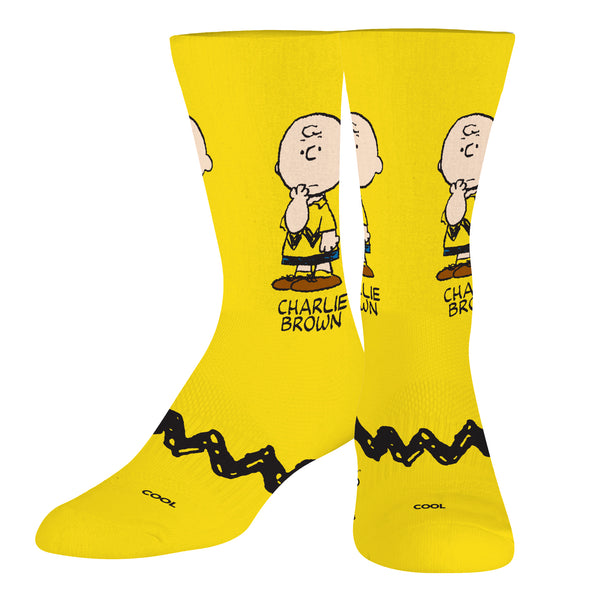 Odd Sox Charlie Brown Men's Crew Socks