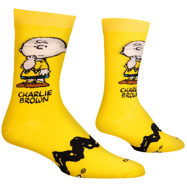 Odd Sox Charlie Brown Men's Crew Socks