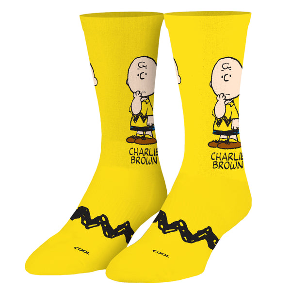 odd sox Charlie Brown Men's Crew Socks