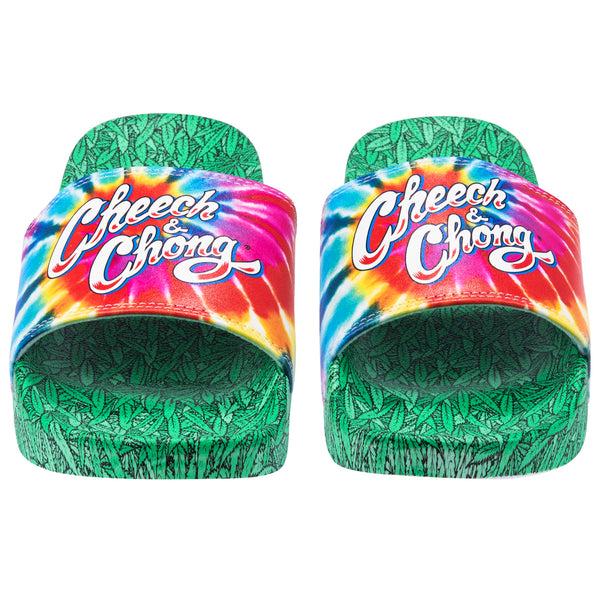 Odd Sox Cheech & Chong Tie Dye Slides