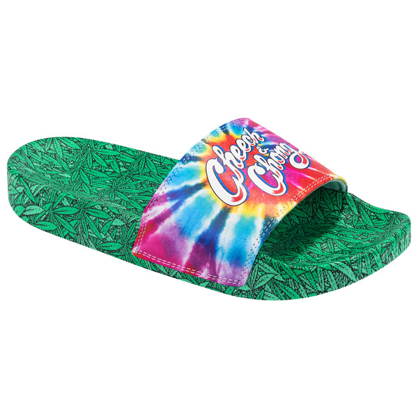 Odd Sox Cheech & Chong Tie Dye Slides