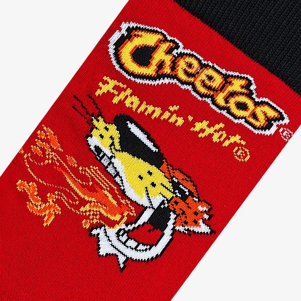 Odd Sox Cheetos Flamin' Hot Red Women's Crew Socks