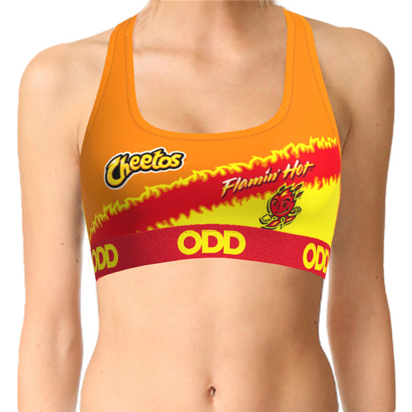 Odd Sox Cheetos Flamin' Hot Women's Sports Bra